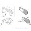 Portable Oxford intrekbare SUV -auto -kant luifel